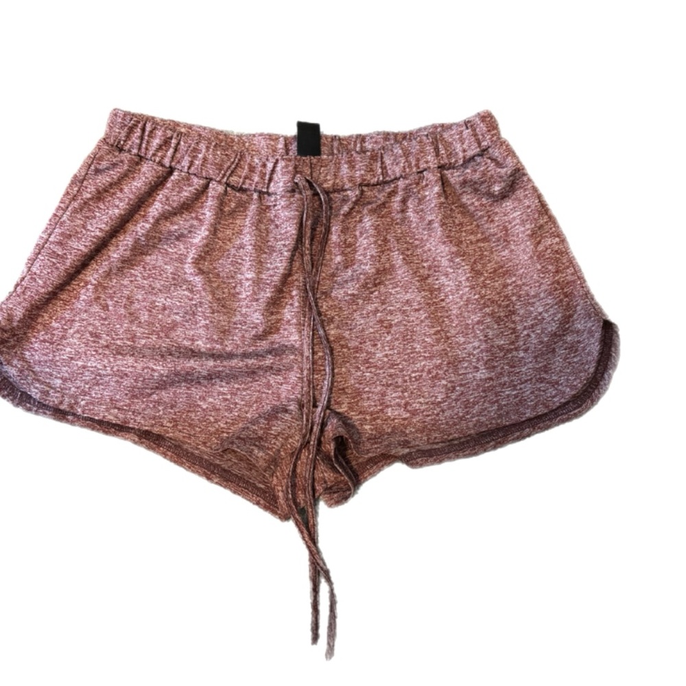 SHEIN Pink and Heathered Gray Athletic Shorts